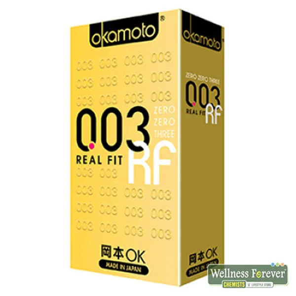 OKAMOTO 003 REAL FIT CONDOMS - 10 COUNT