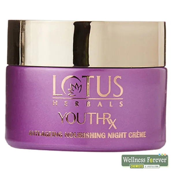 LOTUS HERBALS YOUTHRX ANTI AGEING NOURISHING NIGHT CREAM - 50GM