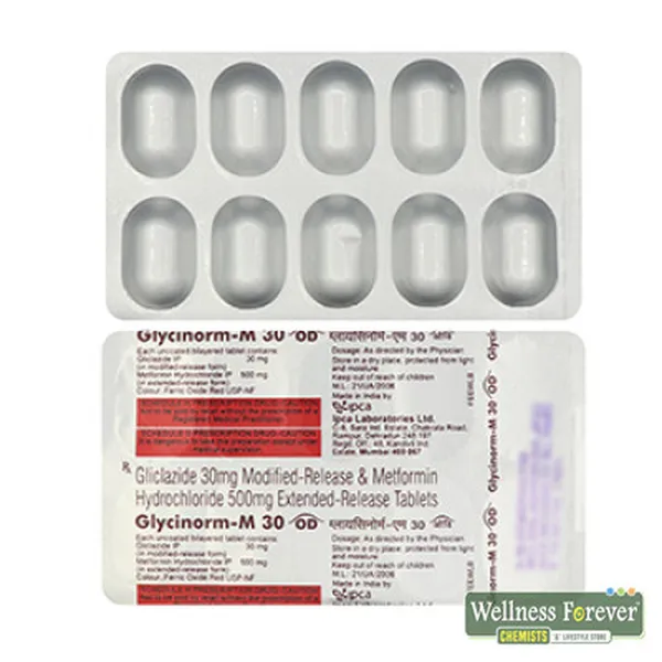 GLYCINORM-M OD 30MG 10TAB