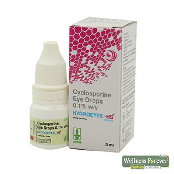 HYDROEYES-HS 0.1% E/DROP 3ML