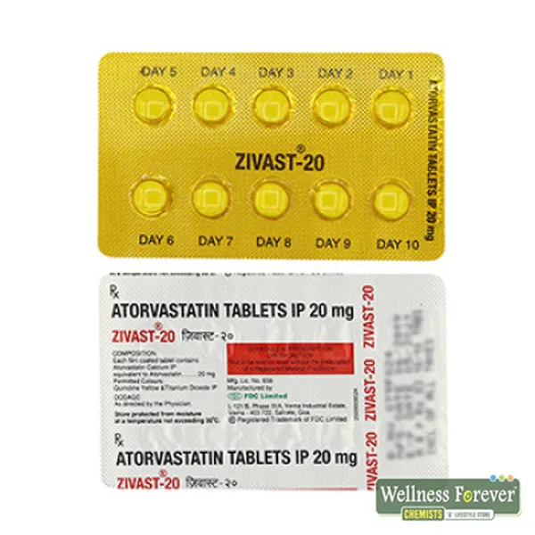 ZIVAST 20MG 10TAB