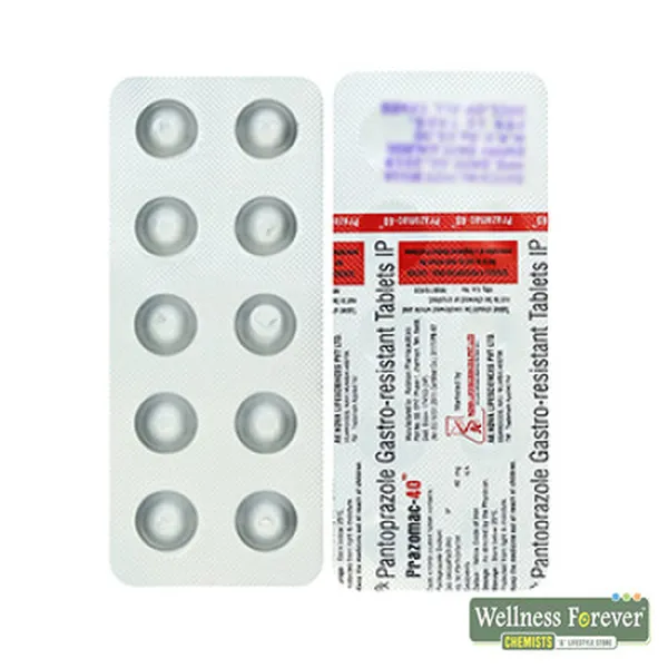 PRAZOMAC 40MG 10TAB