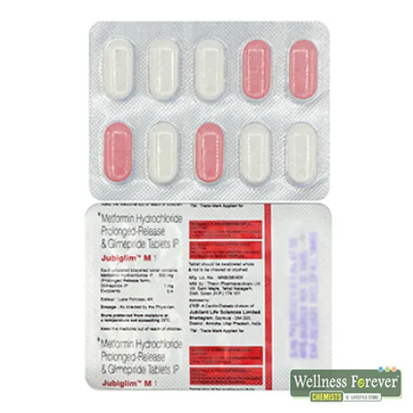 JUBIGLIM-M 1MG 10TAB
