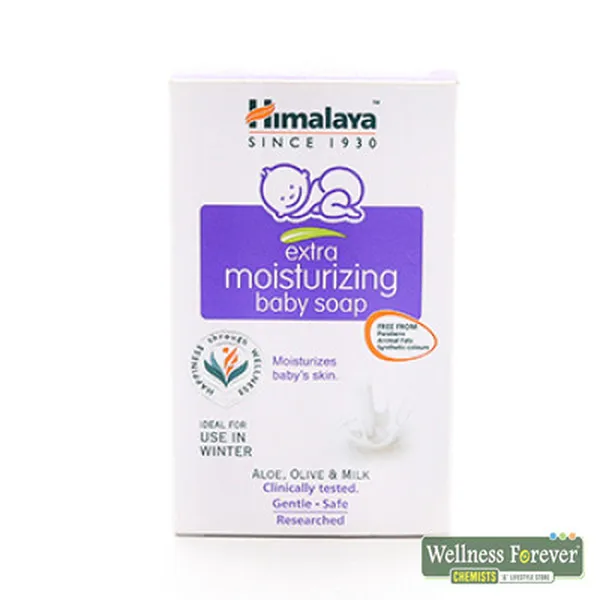 HIMALAYA HERBAL EXTRA MOISTURIZING BABY SOAP - 75GM