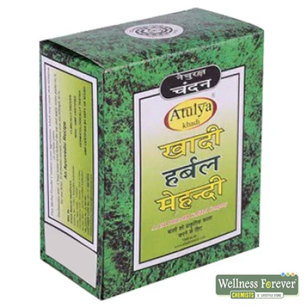 KHADI HERBAL MEHNDI - BLACK, 100G
