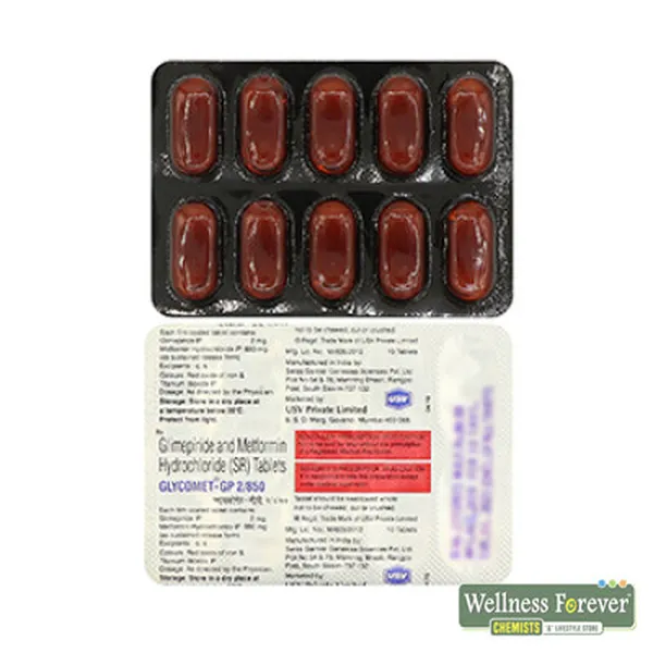 GLYCOMET-GP 2/850 10TAB