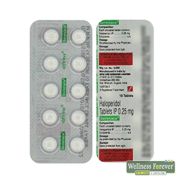 SERENACE 0.25MG 10TAB