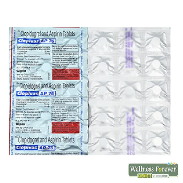 CLOPIVAS-AP 75MG 15TAB