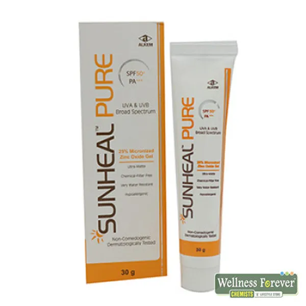 SUNHEAL-PURE SPF50 SUNSCREEN CREAM 30GM