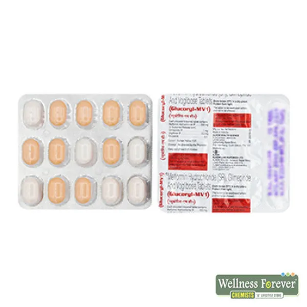 GLUCORYL-MV 1MG 15TAB