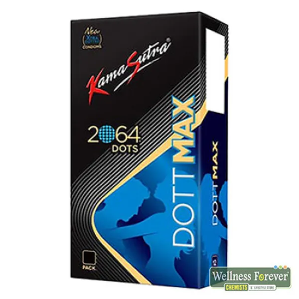 KAMASUTRA DOTT MAX 2064 RAISED DOTS CONDOMS - 12 COUNT