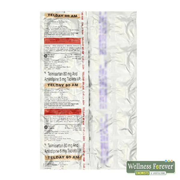 TELDAY-AM 80MG 10TAB