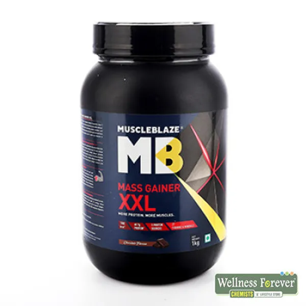MUSCLEBLAZE MASS GAINER XXL - CHOCOLATE, 1KG
