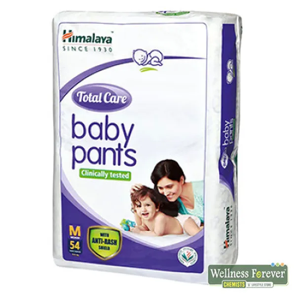 HIMALAYA 54-PIECES TOTAL CARE BABY PANTS - MEDIUM 5-11 KG