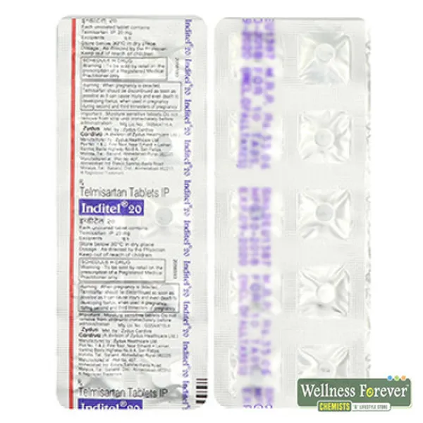 INDITEL 20MG 10TAB