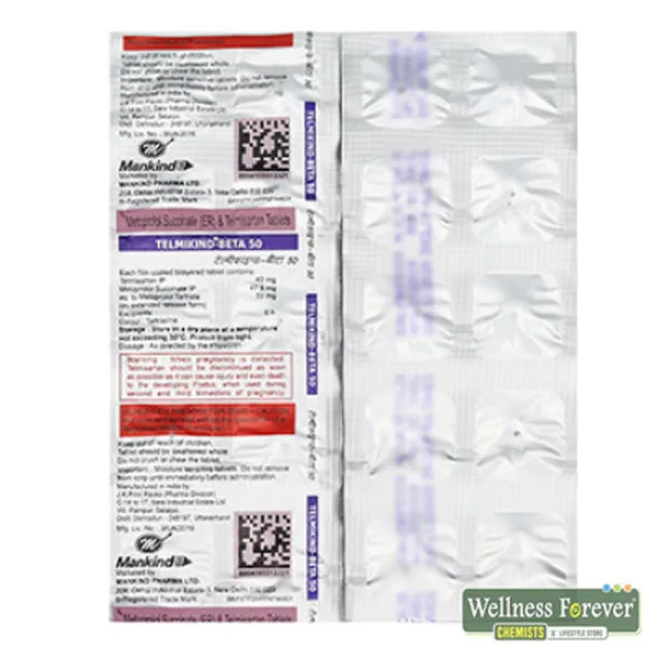 TELMIKIND-BETA 50MG 10TAB
