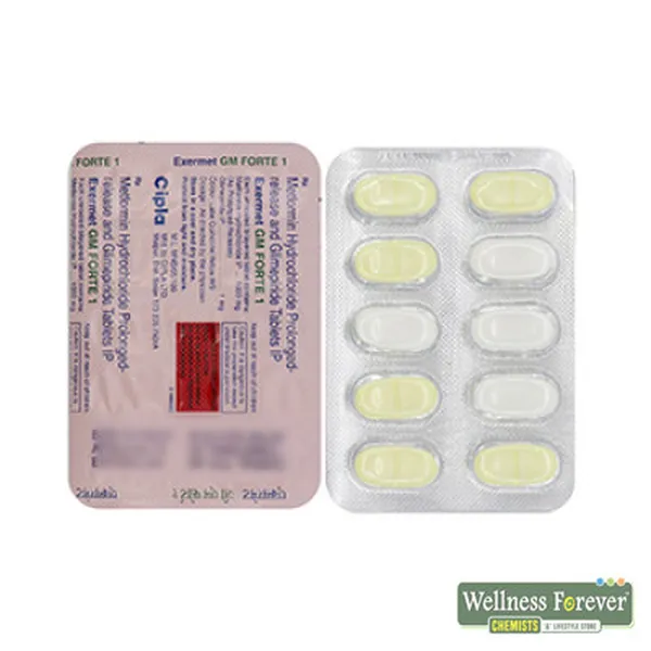EXERMET-GM-FORTE 1MG 10TAB