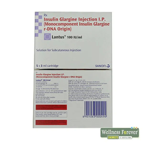 LANTUS CART 100IU 5X3ML