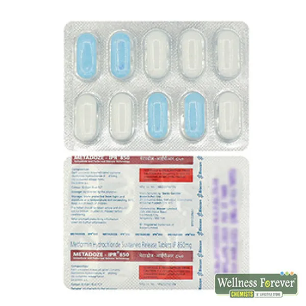 METADOZE-IPR 850MG 10TAB