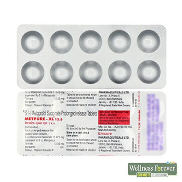 METPURE-XL 12.5MG 10TAB