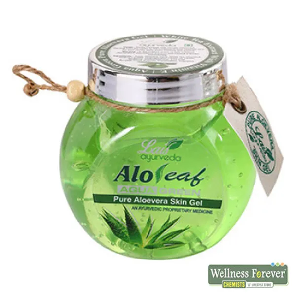 LAIS AYURVEDA ALOLEAF AQUA GREEN PURE ALOE VERA GEL - 190GM