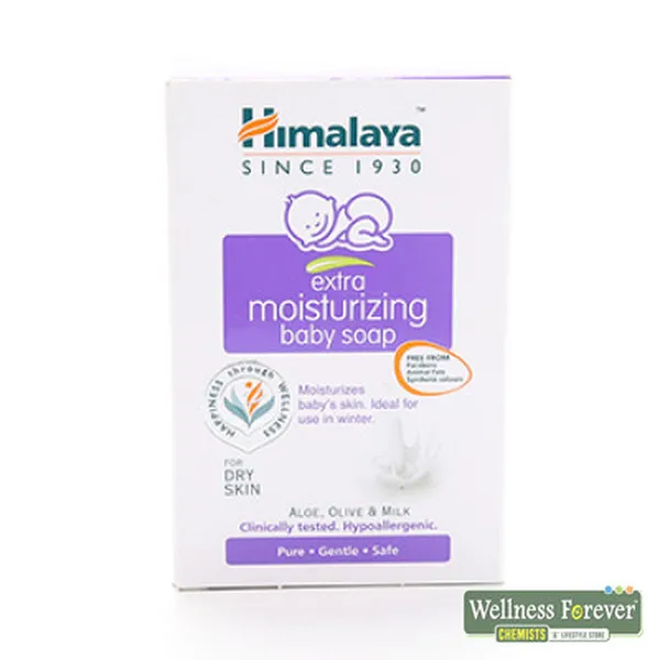 HIMALAYA HERBAL EXTRA MOISTURIZING BABY SOAP - 125GM