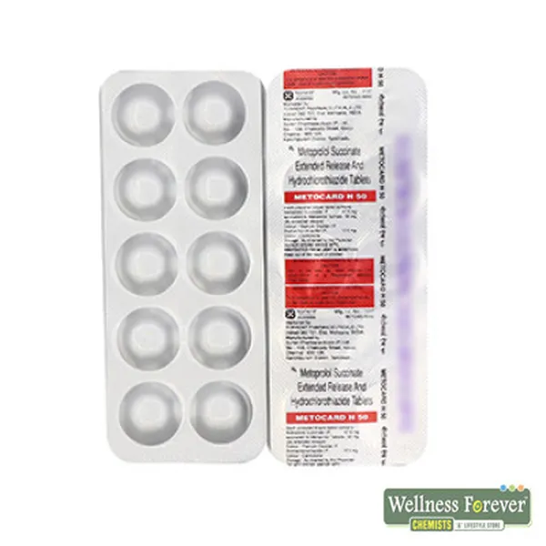 METOCARD-H 50MG 10TAB