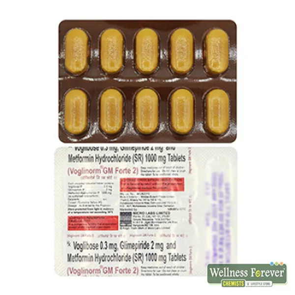VOGLINORM-GM-FORTE 2MG 10TAB