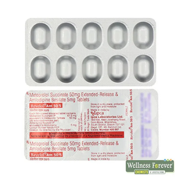 REVELOL-AM 50/5MG 10TAB