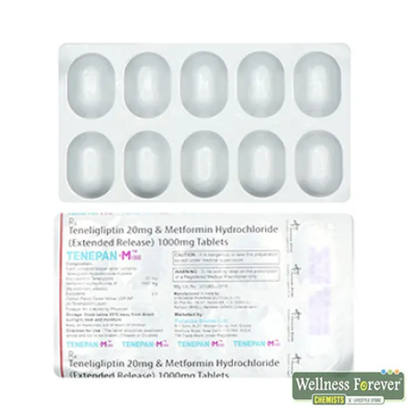 TENEPAN-M 1000MG 10TAB