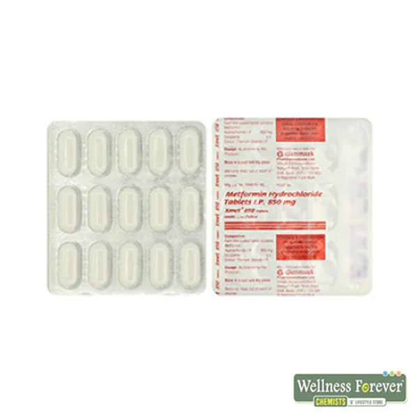 XMET 850MG 15TAB