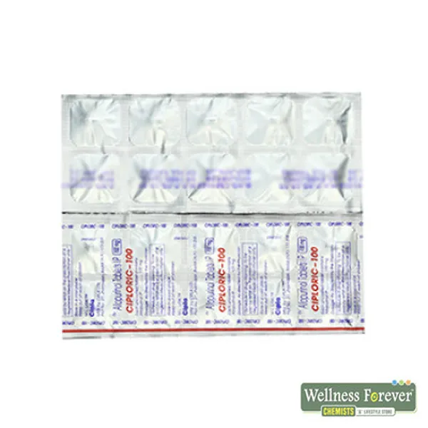CIPLORIC 100MG 10TAB