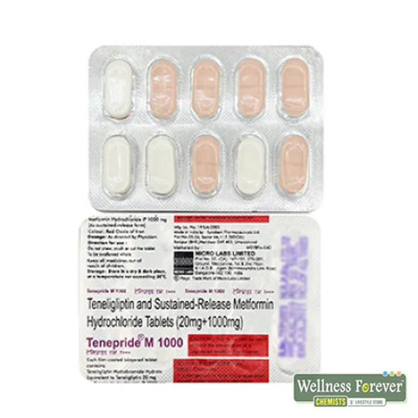 TENEPRIDE-M 1000MG 10TAB