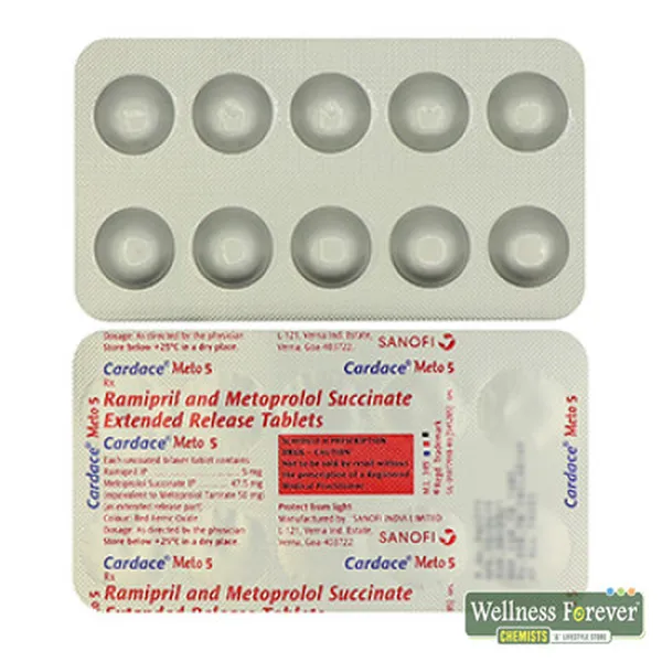 CARDACE-METO 5MG 10TAB