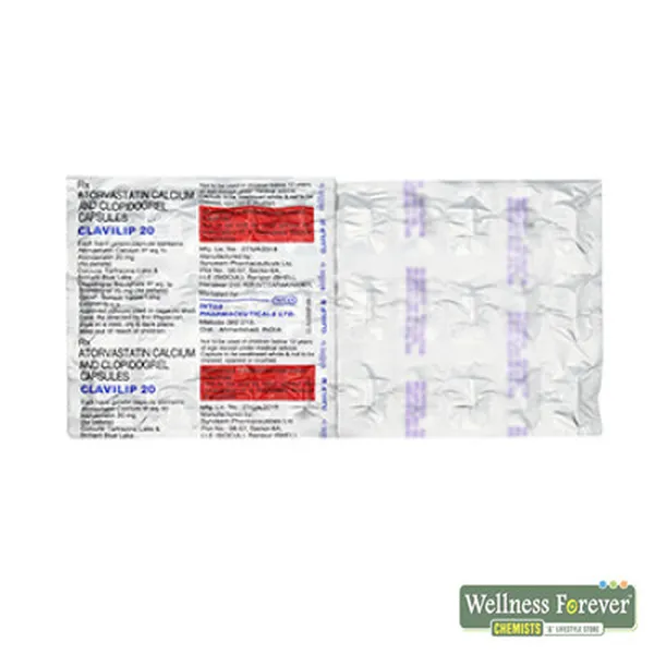 CLAVILIP 20MG 15CAP