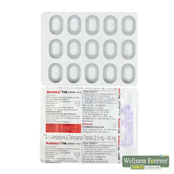 ASOMEX-TM 2.5MG 15TAB