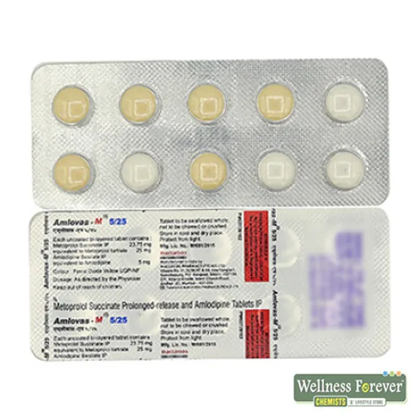 AMLOVAS-M 5/25MG 10TAB