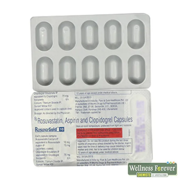 ROSUVA-GOLD 10MG 10CAP