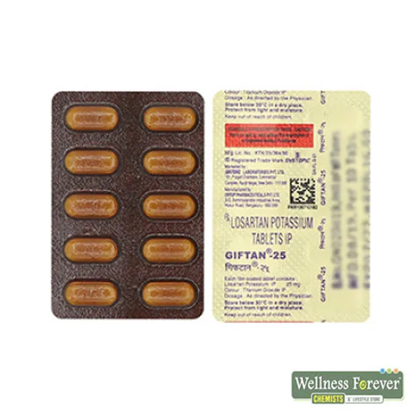 GIFTAN 25MG 10TAB