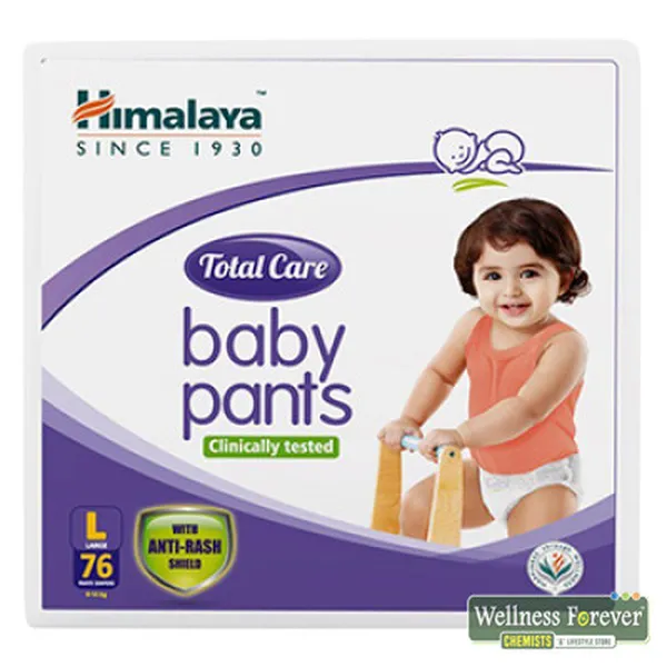 HIMALAYA 76 PIECES TOTAL CARE BABY PANTS  LARGE 8 14 KG