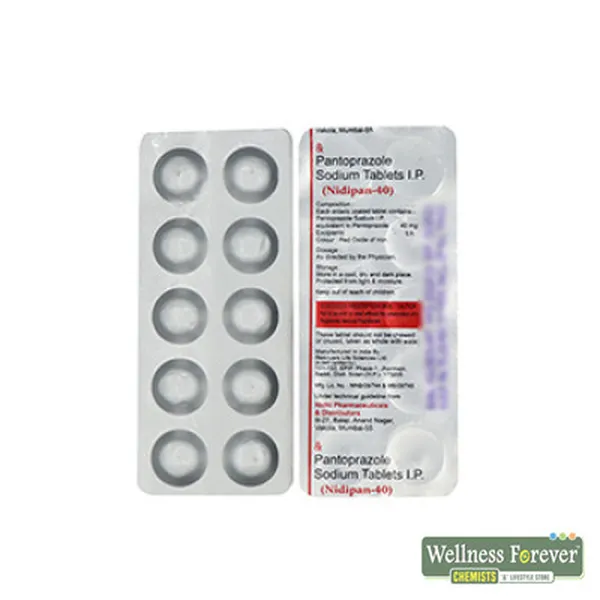 NIDIPAN-40MG 10TAB