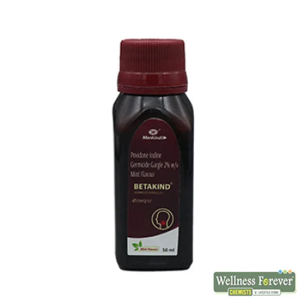 BETAKIND GERMICIDE 2% GARGLE 50ML