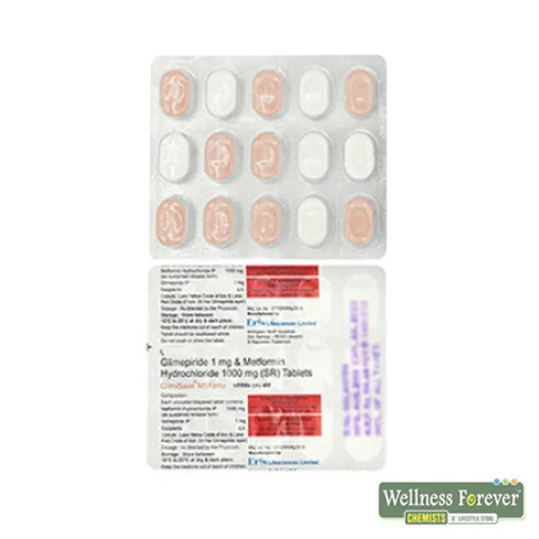 GLIMISAVE-M1 FORTE 15TAB