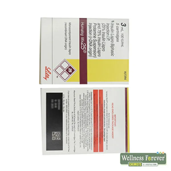 HUMALOG MIX 25 CART 5X3ML