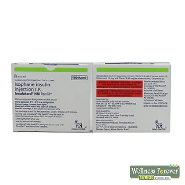 INSULATARD HM PENFILL 5X3ML