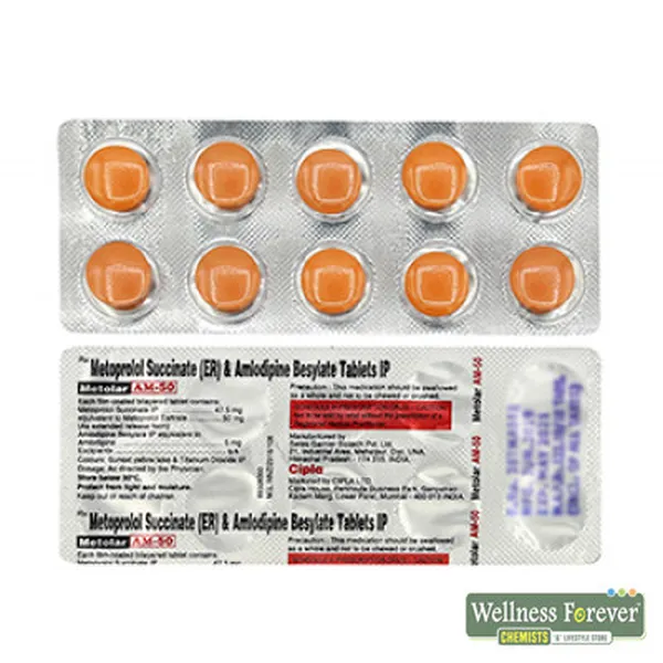 METOLAR-AM 50MG 10TAB