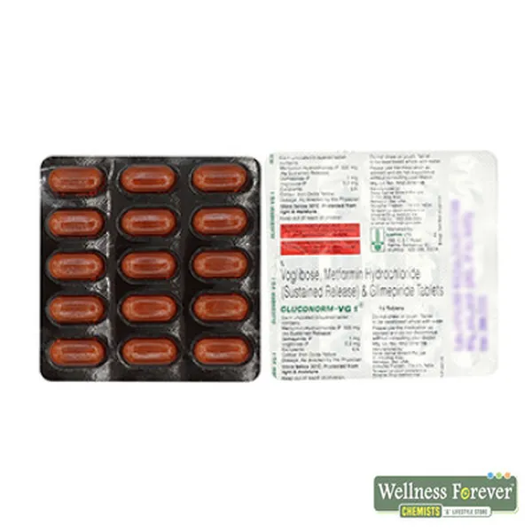 GLUCONORM-VG 1MG 15TAB