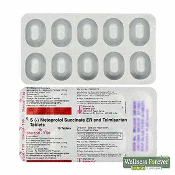STARCAD-T 50MG 10TAB