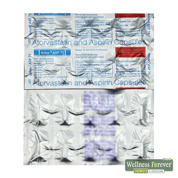 AZTOR-ASP 75MG 10CAP
