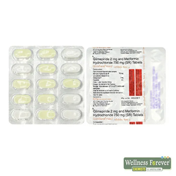 GLIMISAVE-MAX 2MG 15TAB